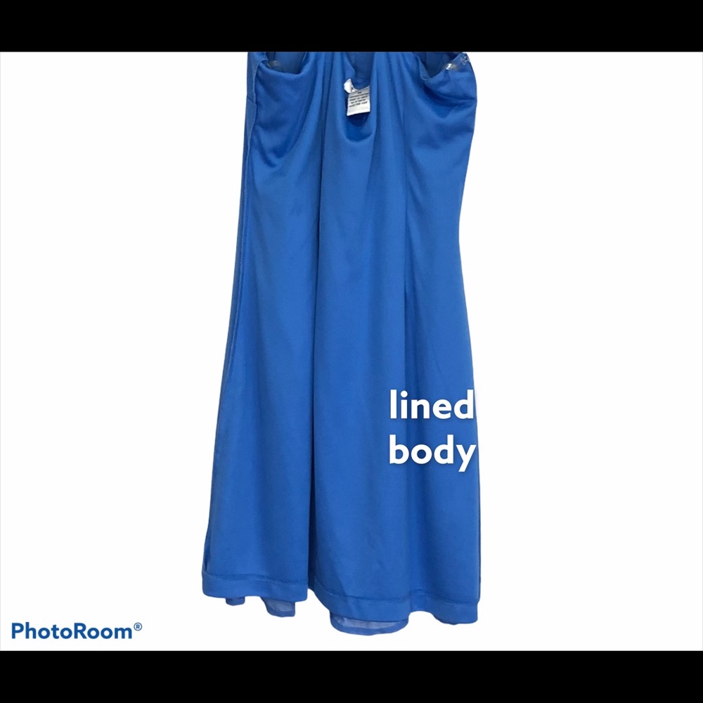 Pinky Ruffle Square Neck Open Triangular Back Sid… - image 7